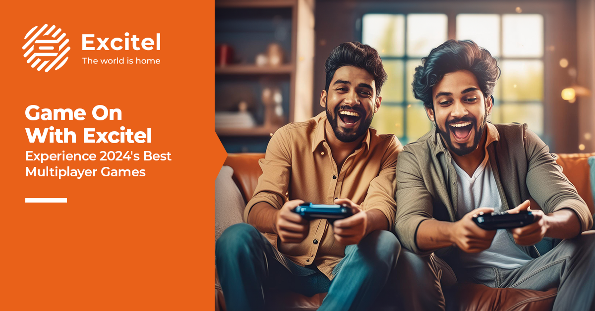 Enjoy the top online multiplayer games of 2024 with Excitel Broadband. Experience seamless, lag-free gaming and stay ahead with the best internet connection