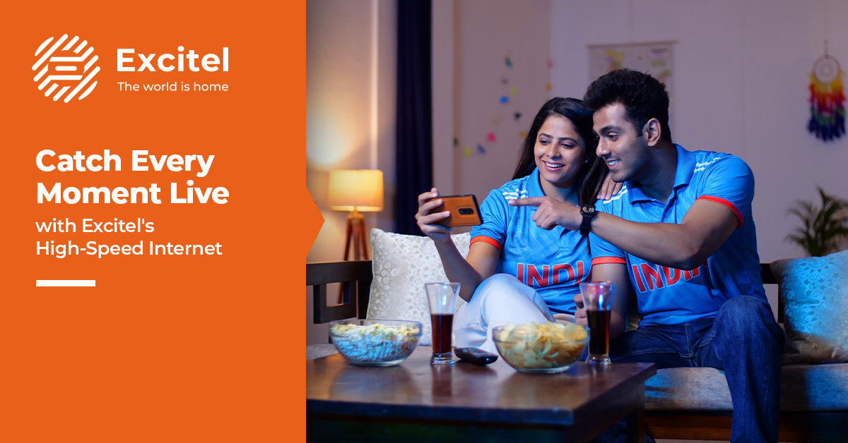 Experience the Thrill of Live Cricket with Excitel&#8217;s High-Speed Broadband