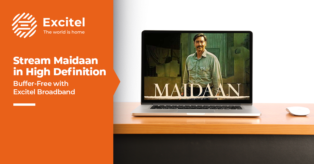 Catch Ajay Devgn&#8217;s Maidaan on Prime Video with Excitel Broadband