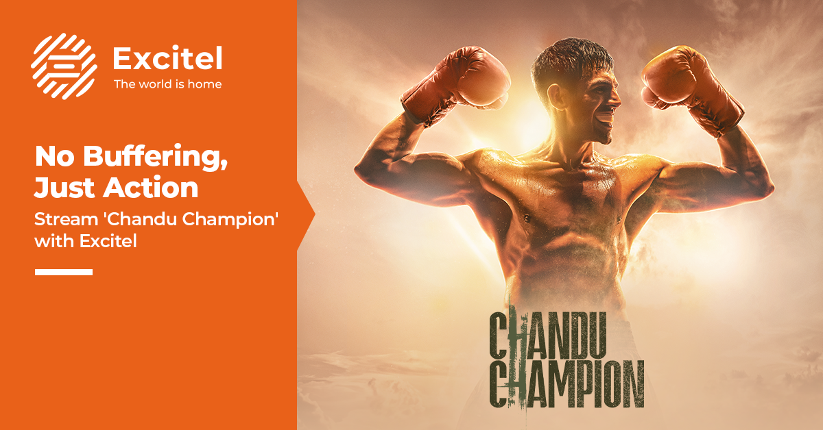 Stream &#8220;Chandu Champion&#8221; on Amazon Prime with Excitel Broadband